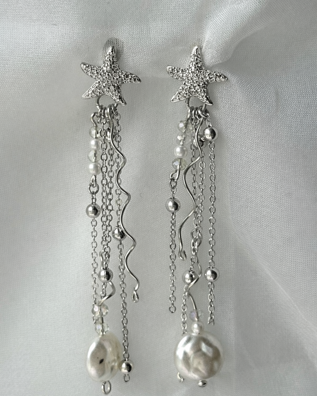 Seren Starfish Stud Earrings