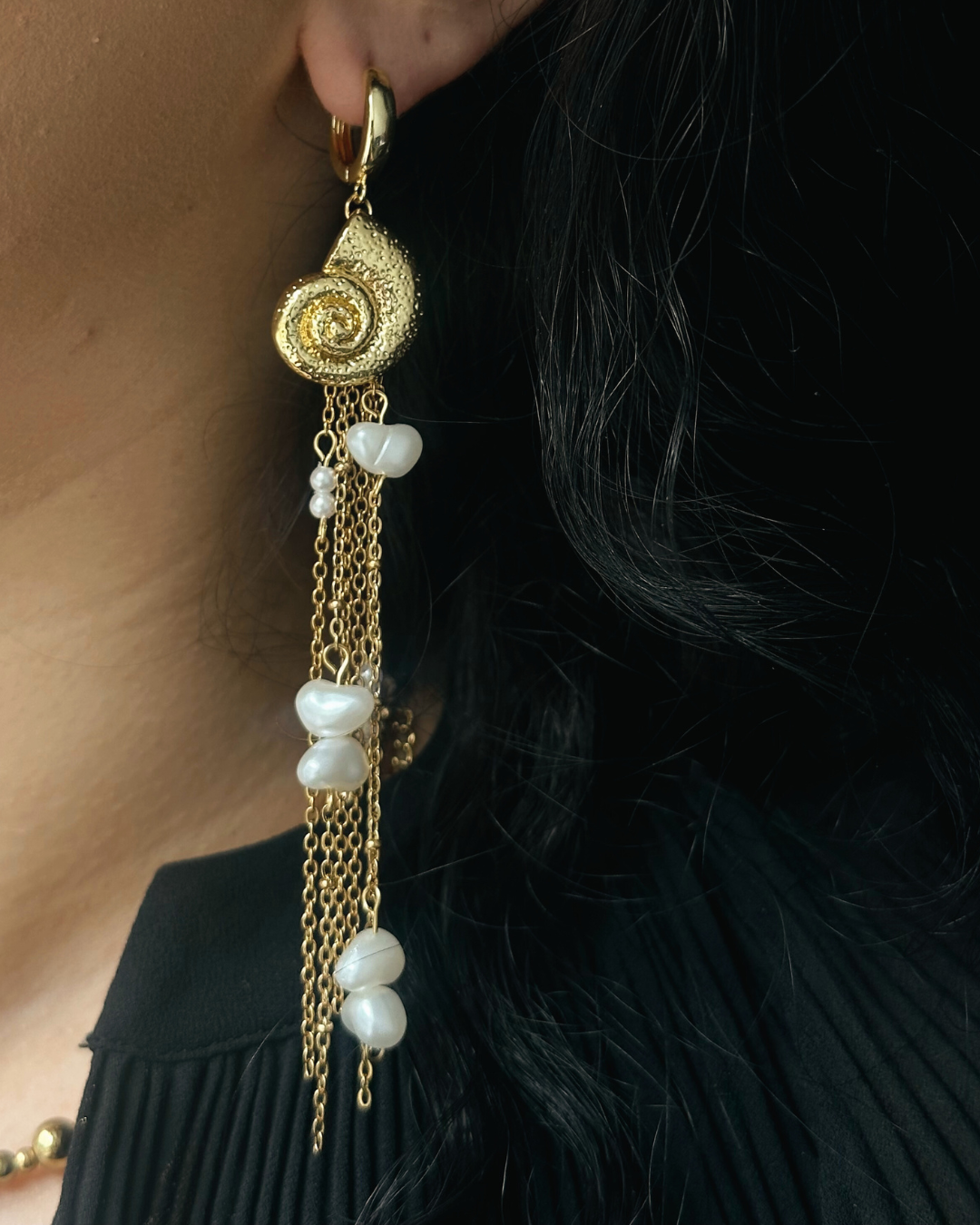 Aurelia Huggie Hoop Earrings