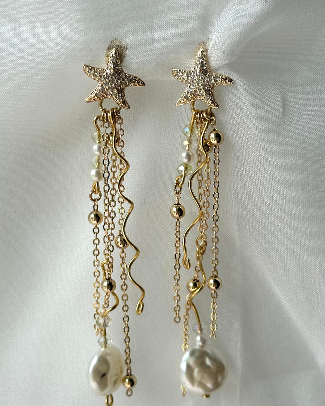 Seren Starfish Stud Earrings